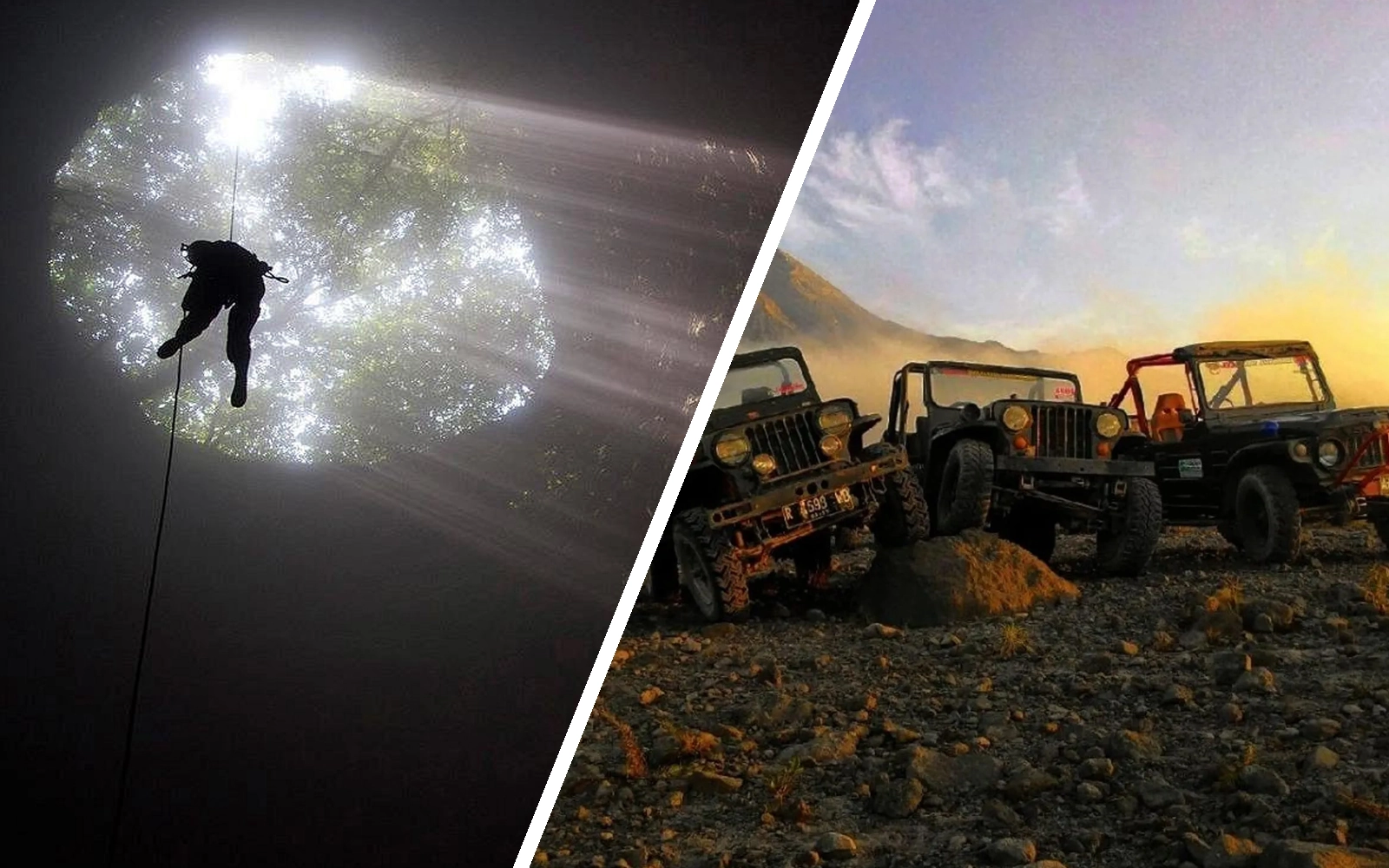 Jomblang Cave - Merapi Volcano